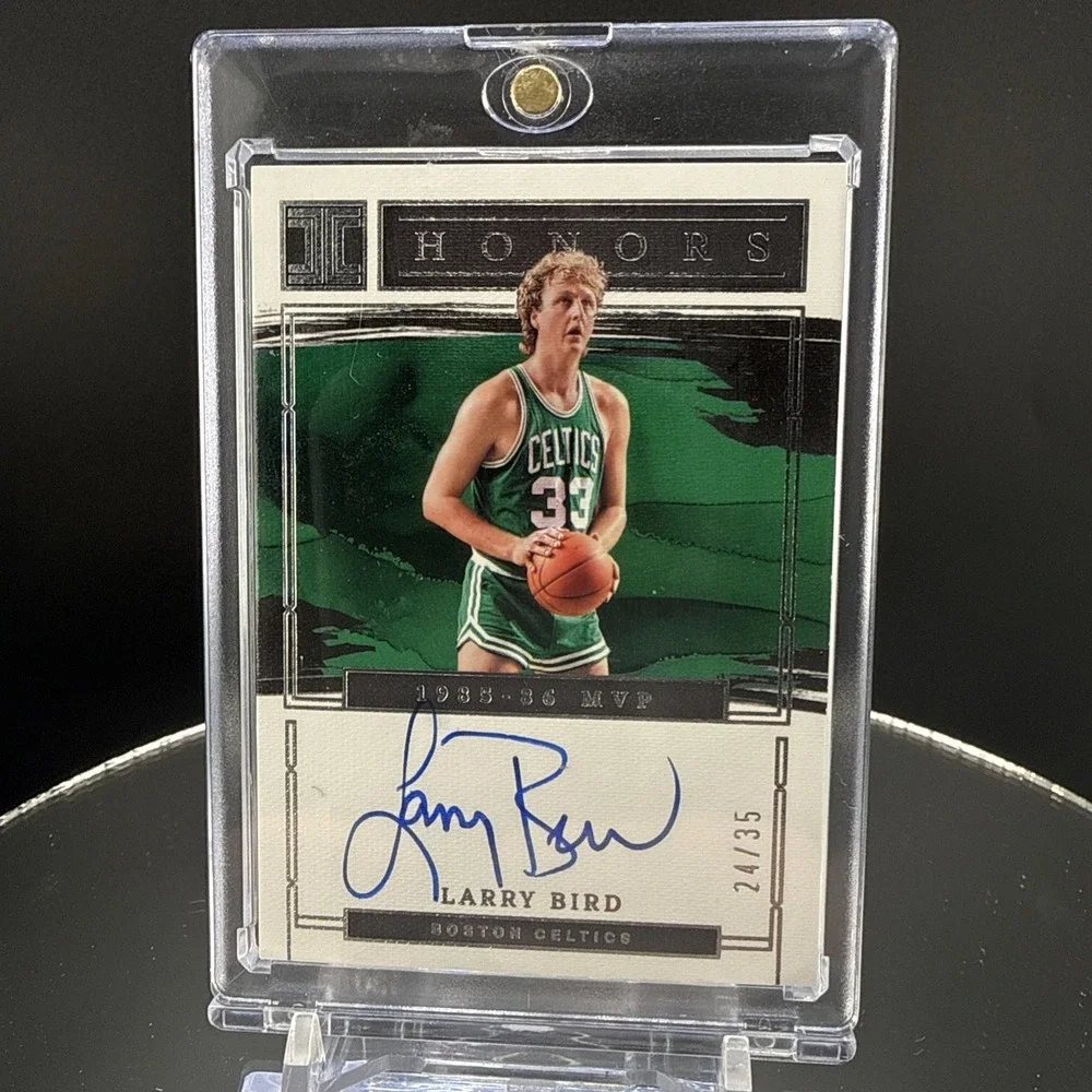 Larry Bird 2024-25 Panini Impeccable Honors Signatures Auto /35 Auto